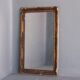 Mirror restoration Golden stucco rectangle 137 x 89 cm
