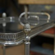 metal drinks trolley, France, 1960