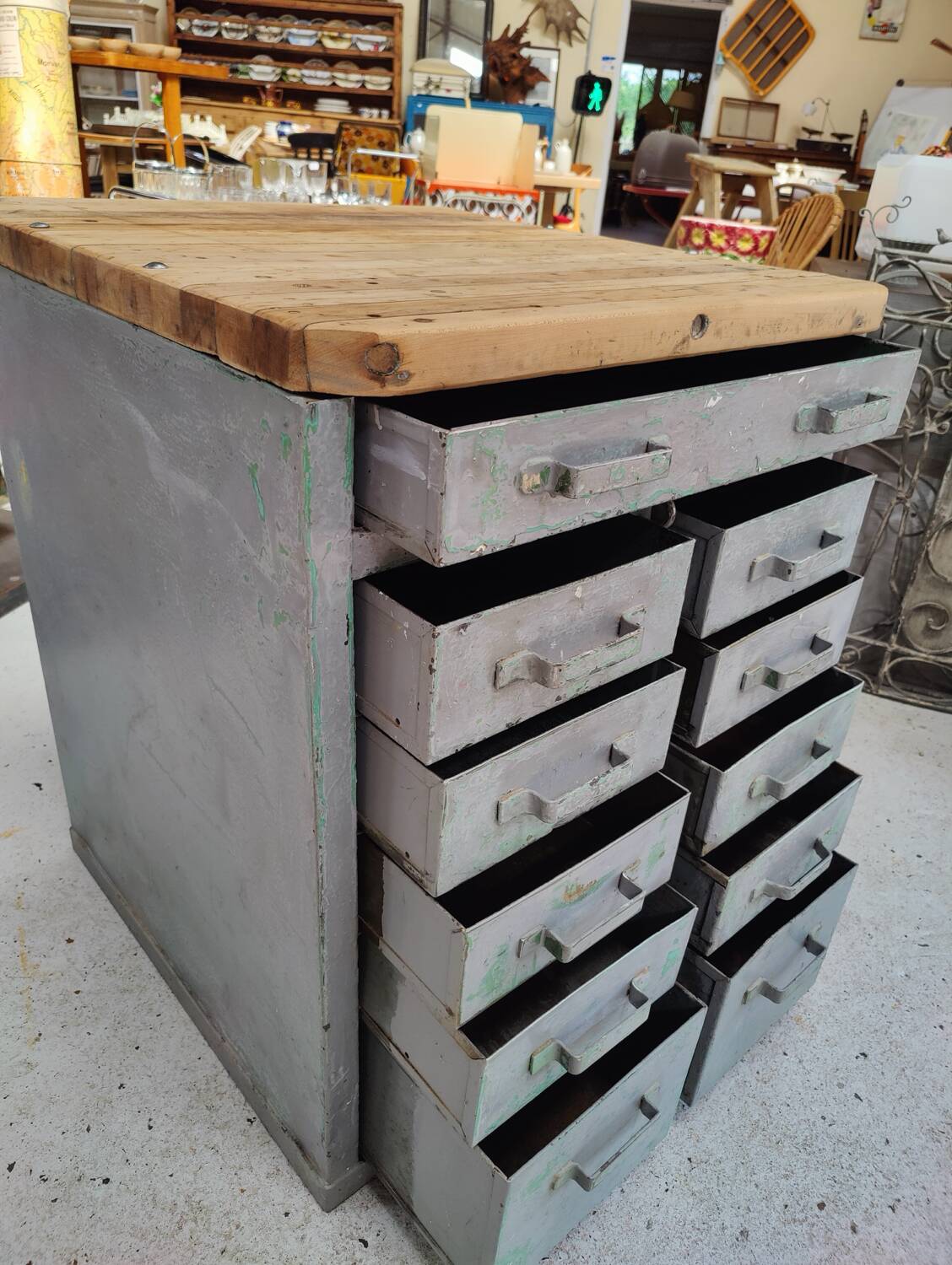 Antique chest of drawers full of charm