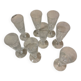 8 flûtes à champagne BACCARAT