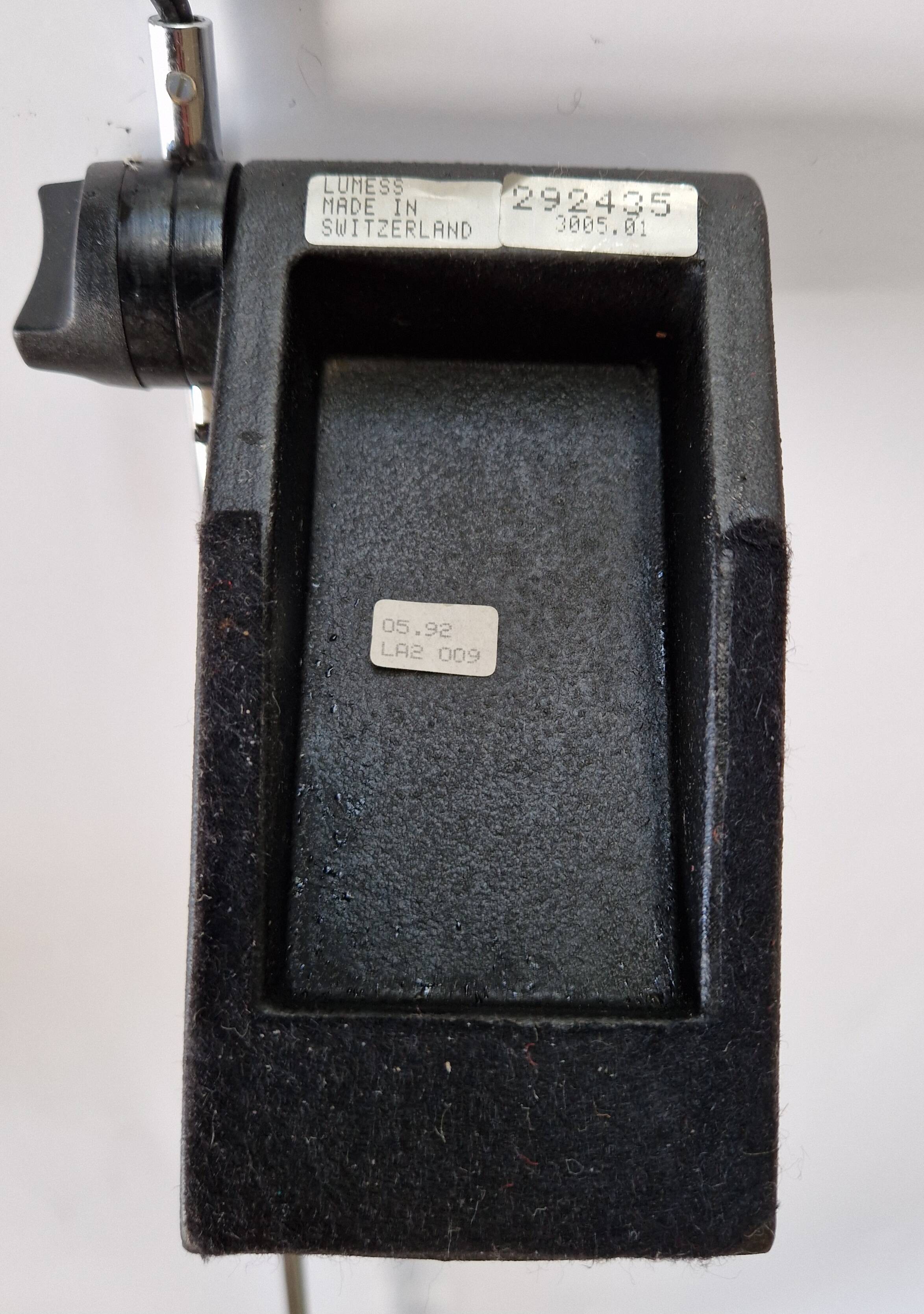 Minimalist desk lamp Switzerland 80s