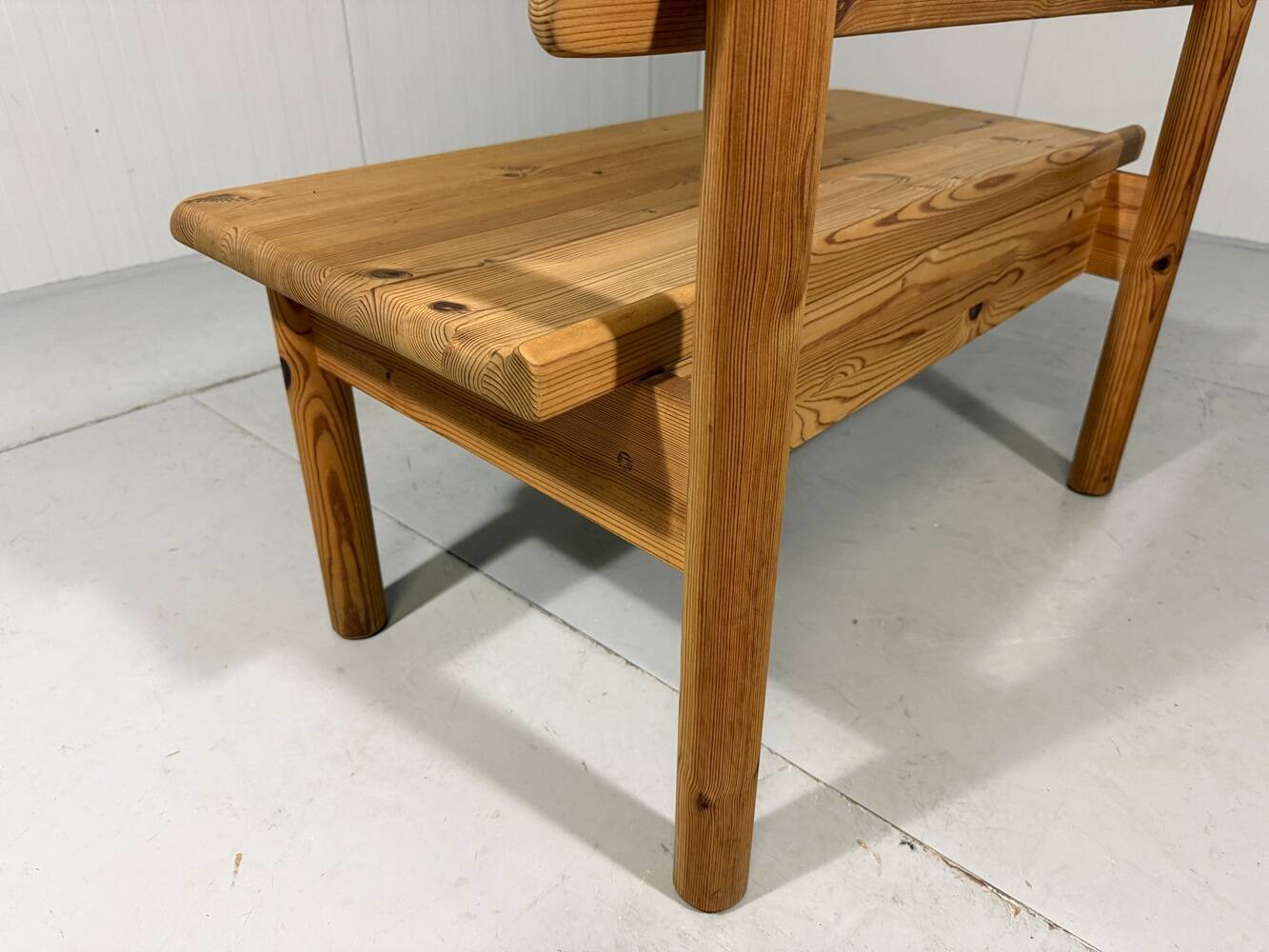 Korup Design solid pine benches with storage space Denmark