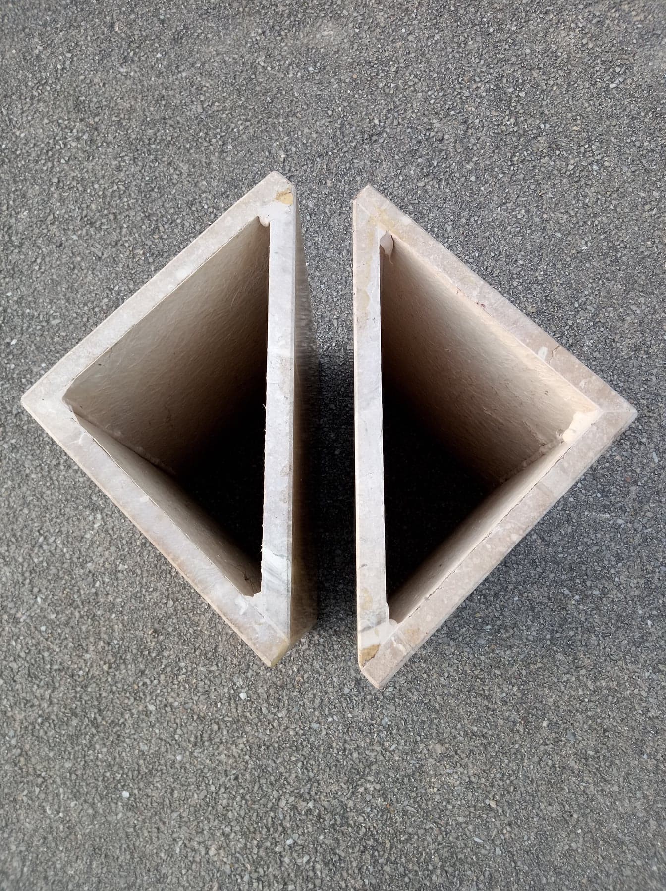 Travertine coffee table