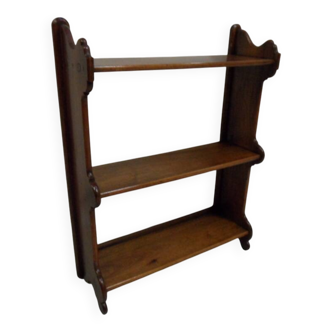 Antique walnut hanging rack