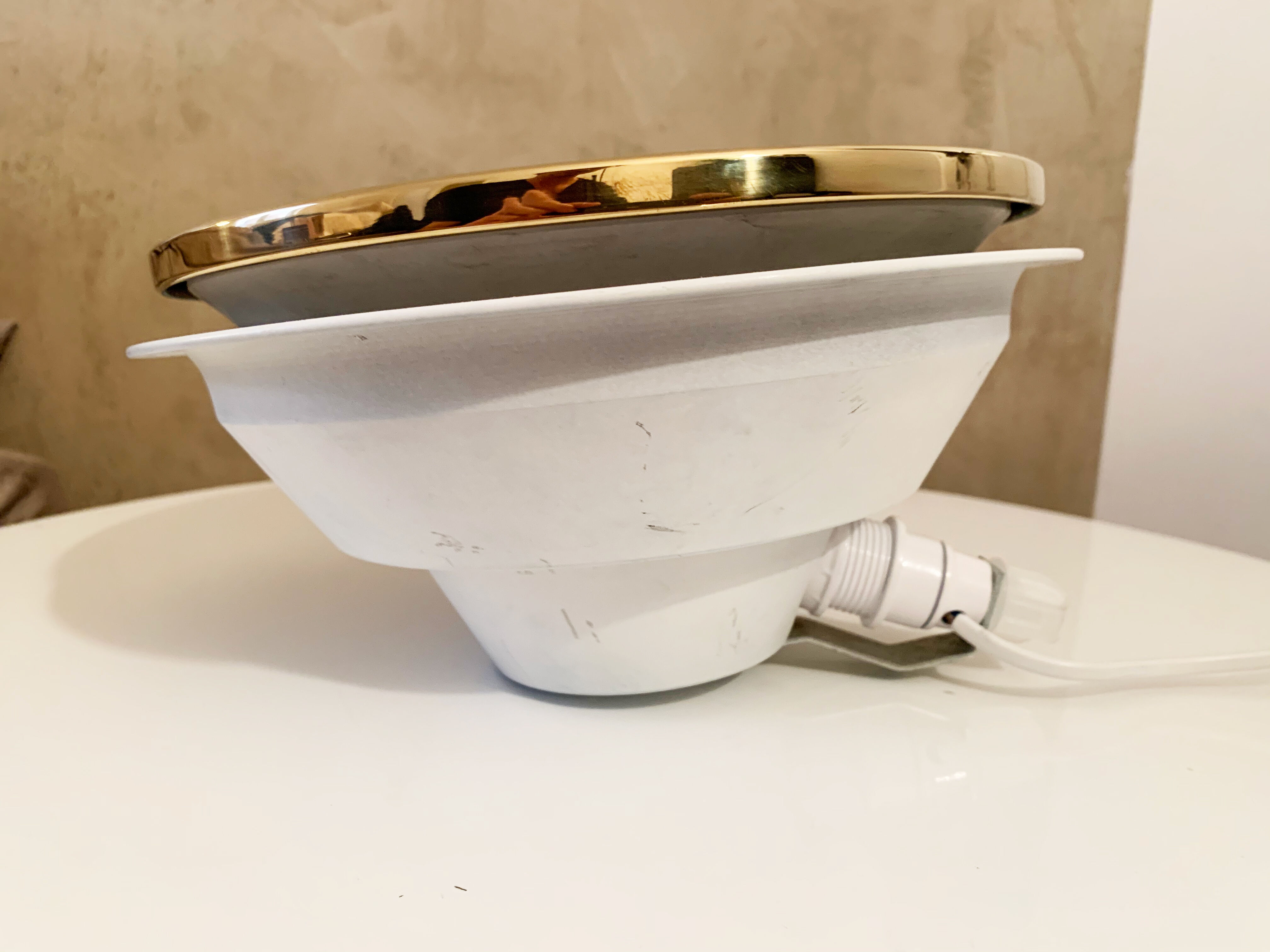 Arne Jacobsen - Munkegaards Ceiling Light - Produced In Denmark By Louis Poulsen In The 1950s - Bras