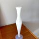 White opaline vase with opalescent legs, 50s and 60s