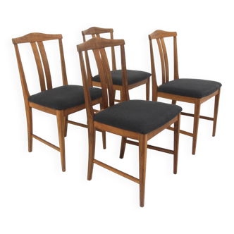 Set of 4 Scandinavian teak chairs, Karl Erik Ekselius, JOC, Sweden, 19