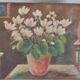 Huile sur toile bouquets de fleurs