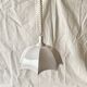 Vintage white ceramic up-and-down pendant light
