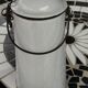 Enameled milk jug