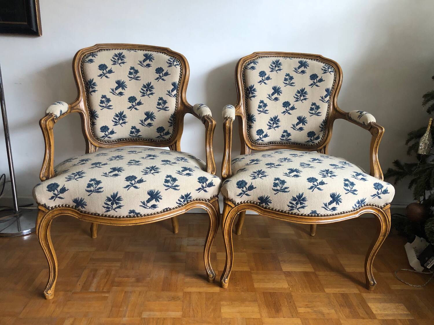 Pair of Louis XV armchairs