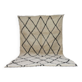 Handmade Moroccan Berber rug beni ouarain 317 X 184 CM