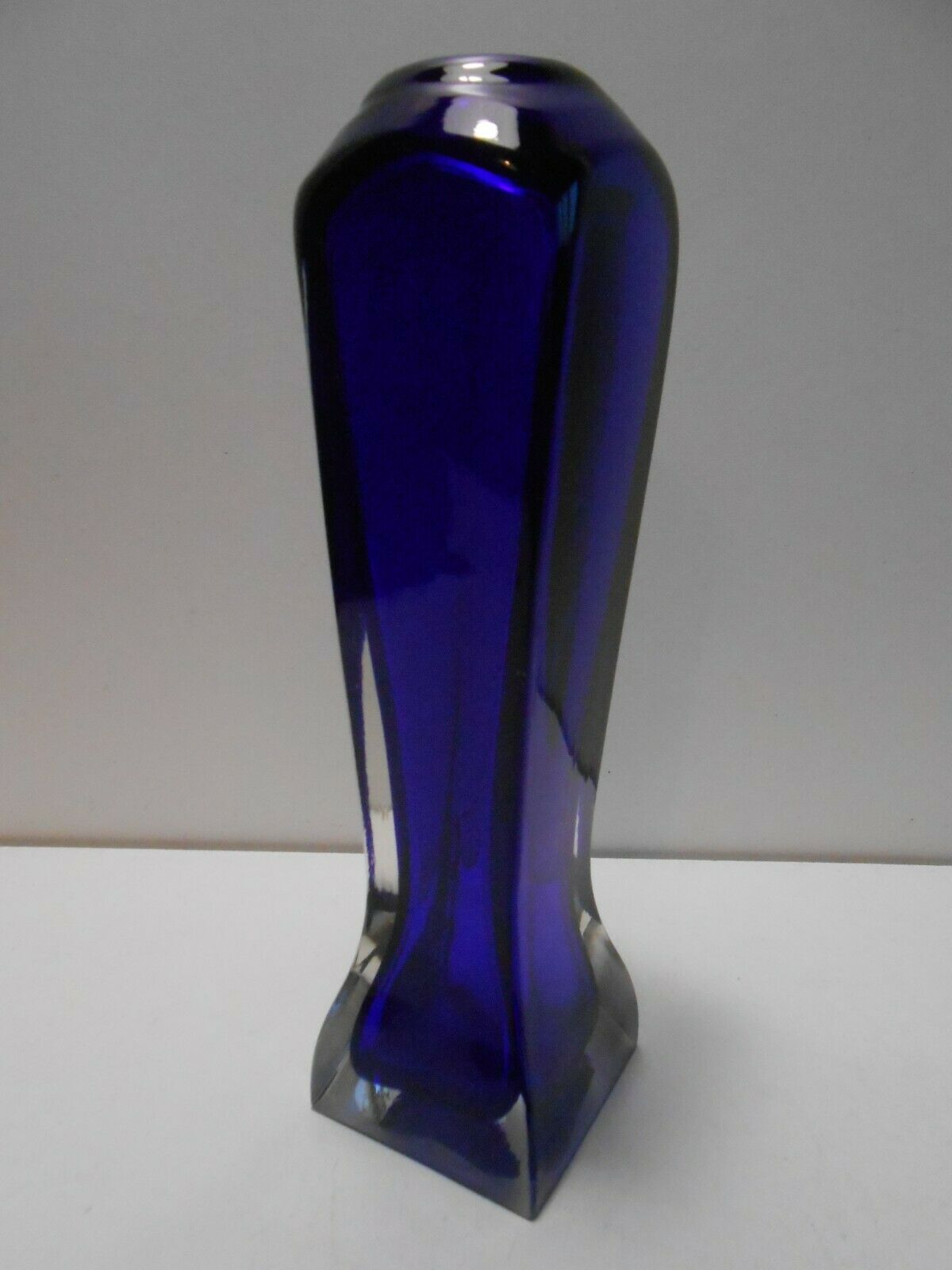Vase soliflore vintage cobalt blue