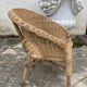 Rattan / wicker armchair for children twentieth century