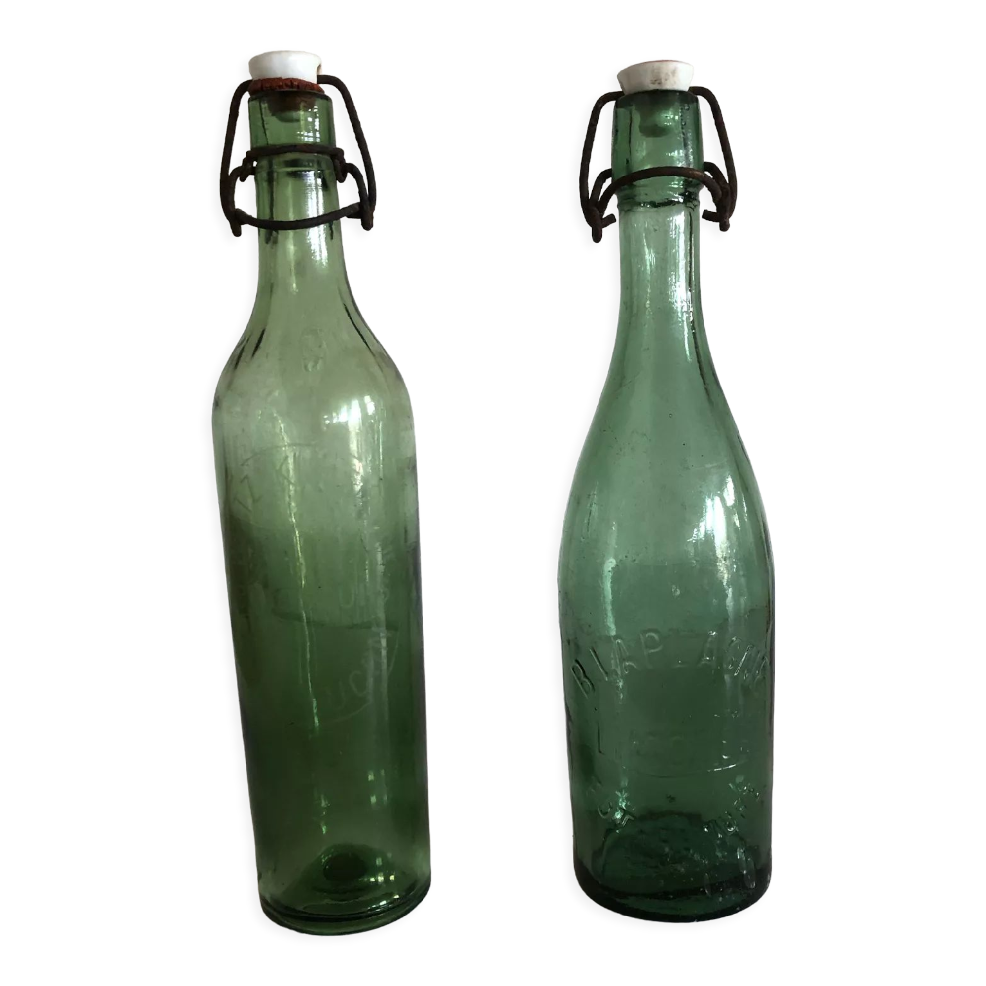 Bouteilles de bière bouchon porcelaine