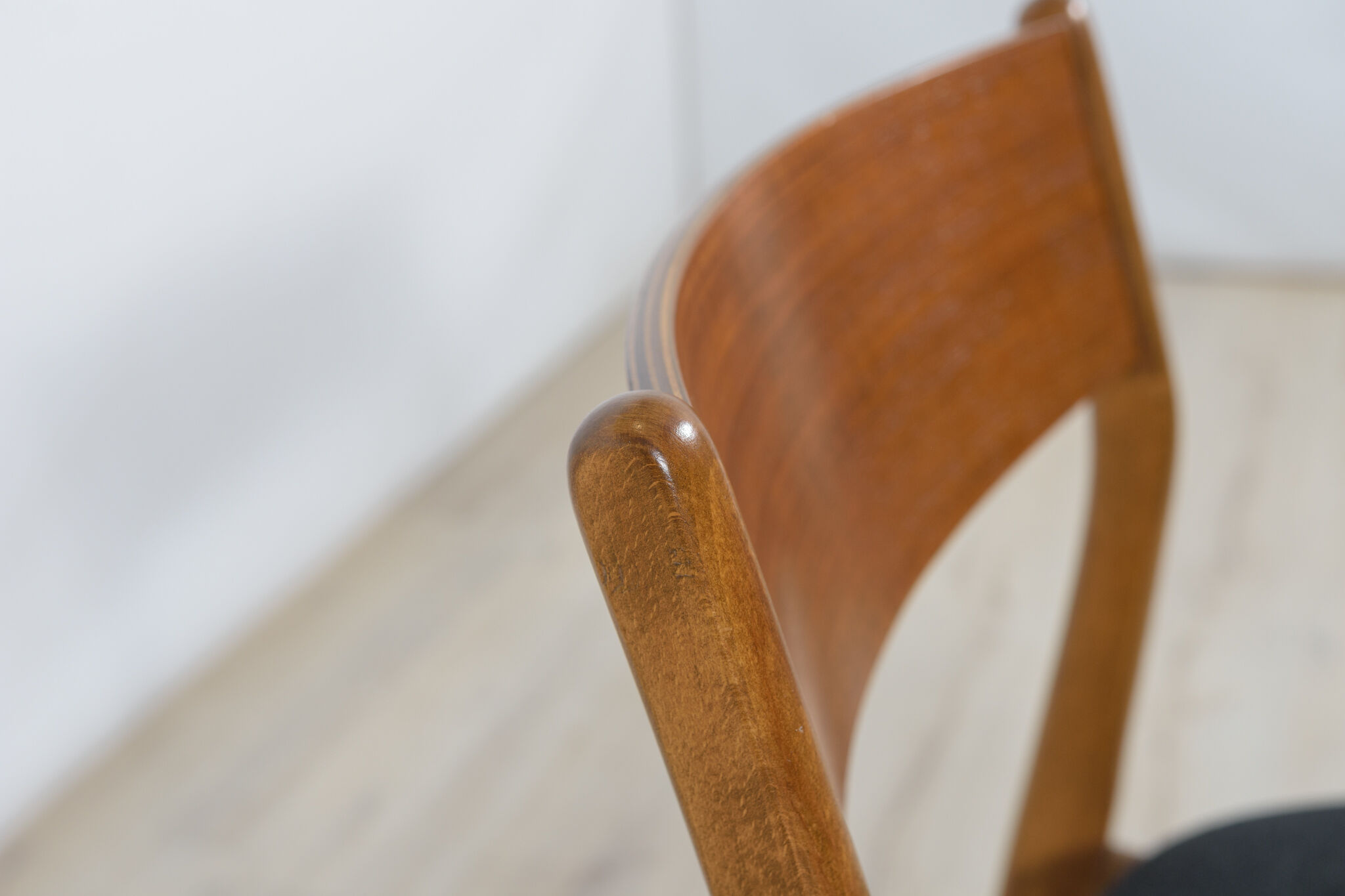 Mid-century teak dining chairs, 1960s, set of 4