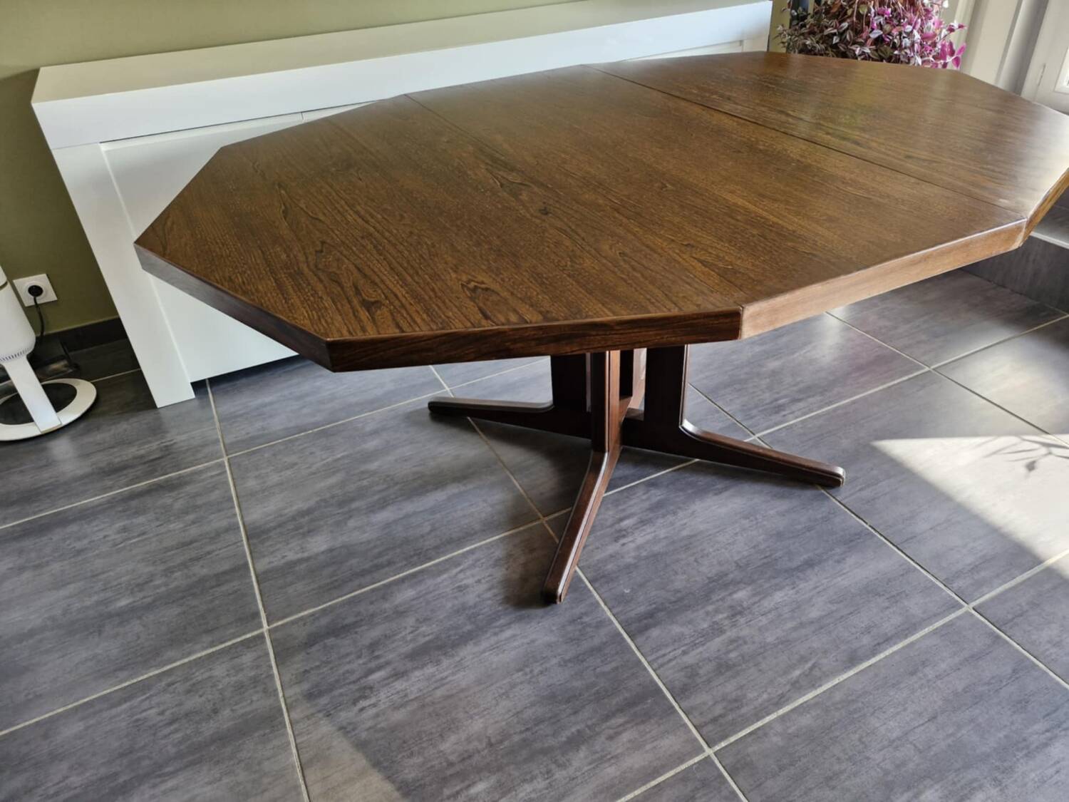 Vintage Monopoly Extendable Table, 1970s