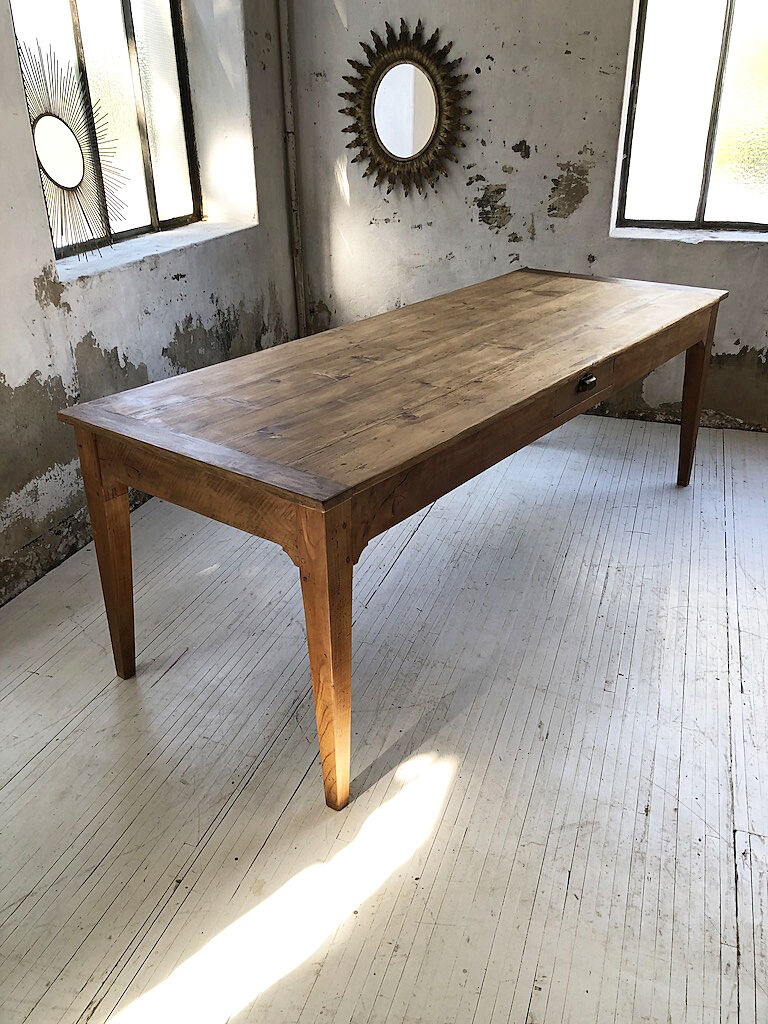 Oak farm table 2m20