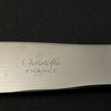 12 large Christofle silver metal knives