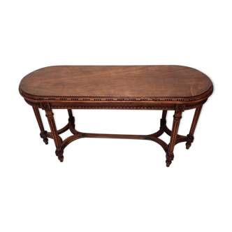 Banc de piano en chêne sculpté