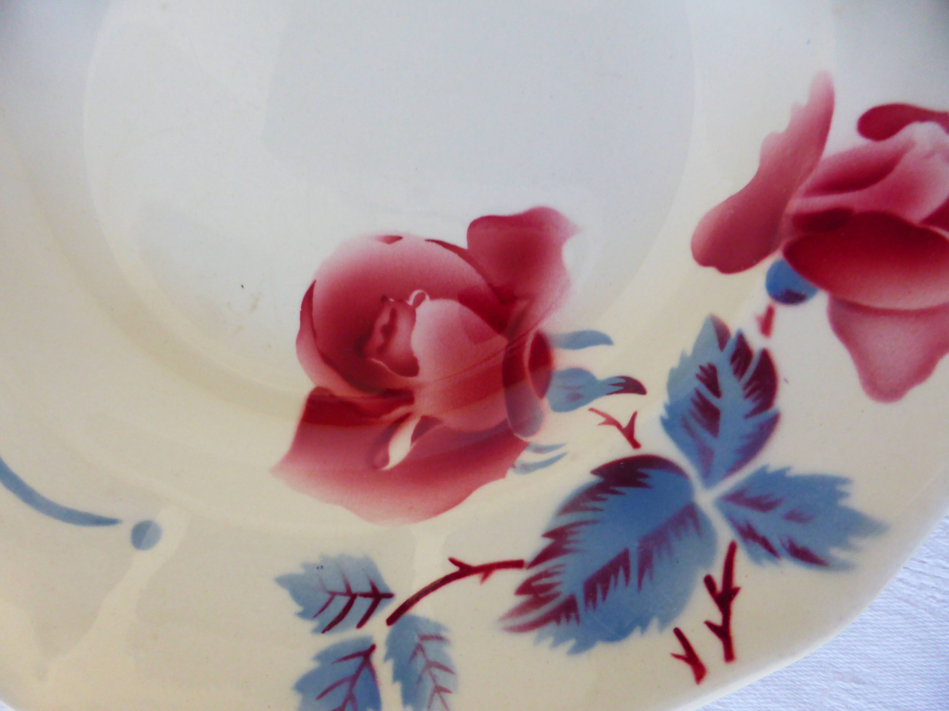 2 vintage deep plates from Digoin Sarreguemines 2107128