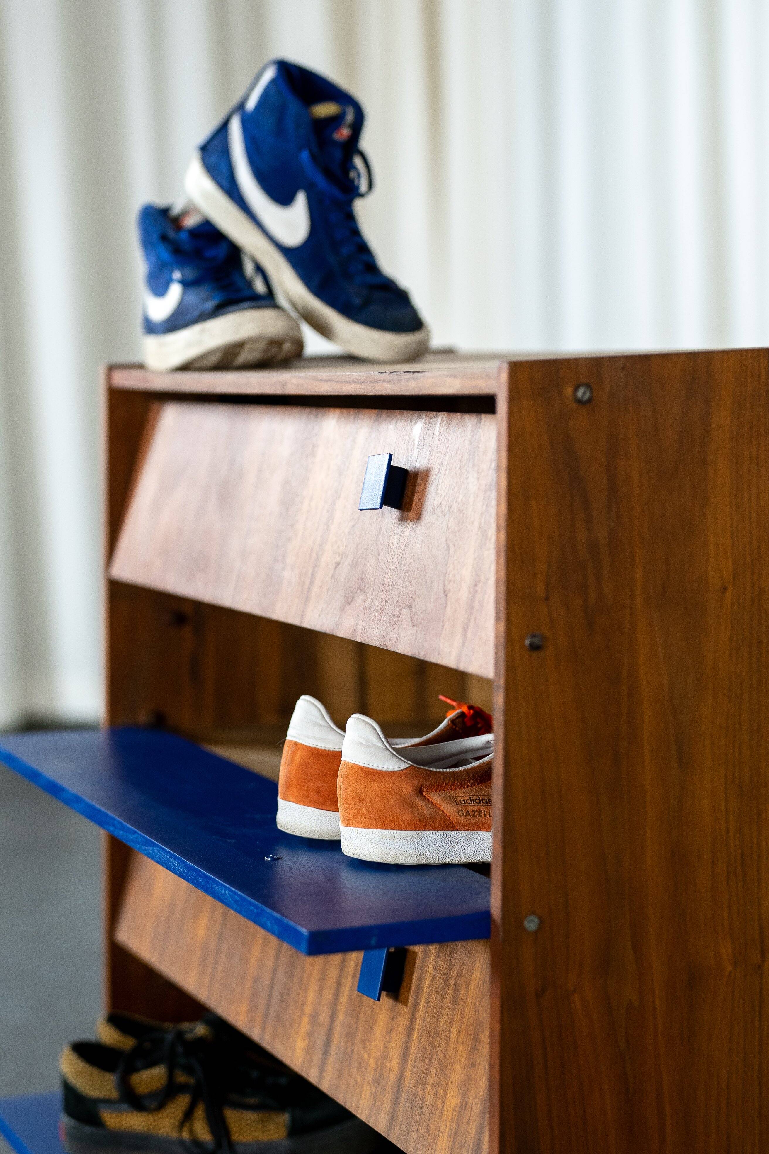Vintage shoe cabinet