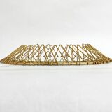 Erdecor Escaut retractable mirror tray • Gilded with fine gold • 1950