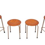 4 Industrial Marko working stools 1960s