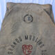 Sac en toile de jute ancien Grands moulins de Paris Pantin farine