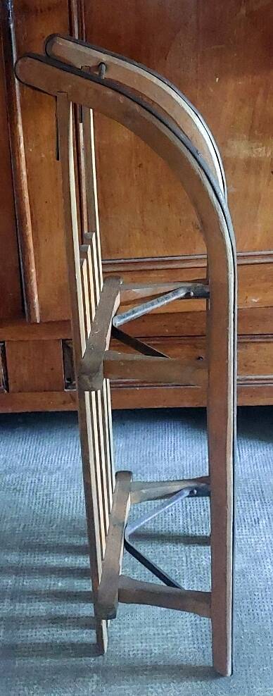 luge vintage en bois