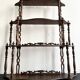 Large Napoleon III turned wood shelf, France 19th century