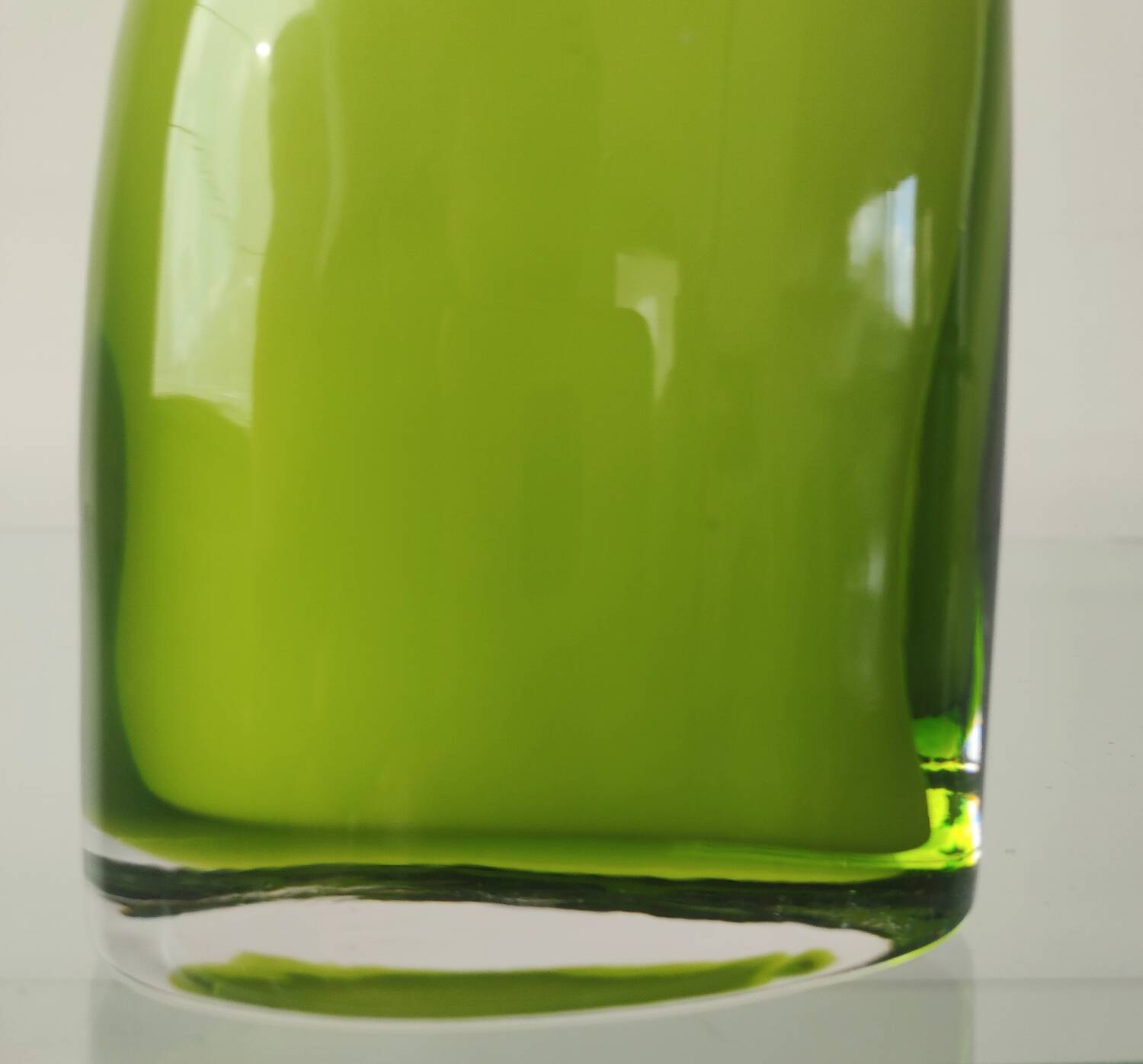 Handcrafted glass vase