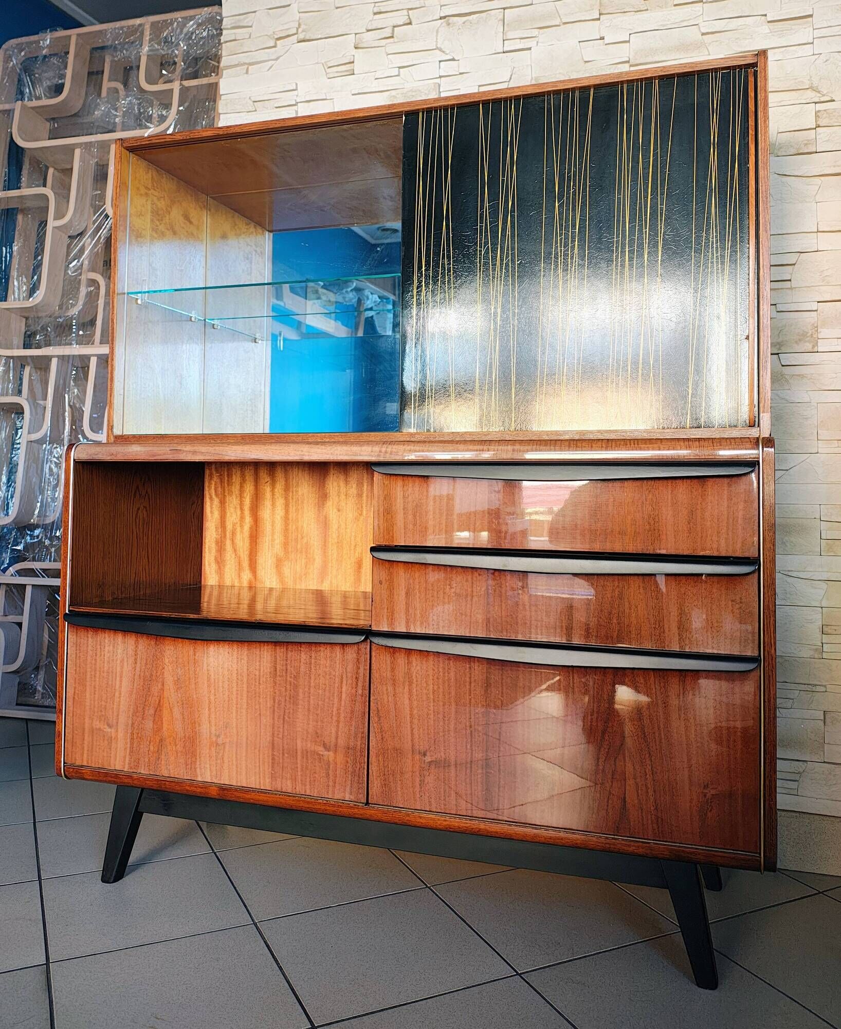 Czechoslovakian Cabinet by B. Landsman for Jitona, 1960s