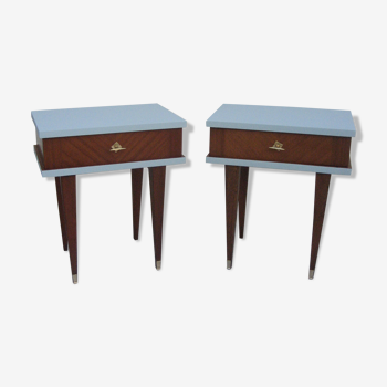 Pair of vintage bedside tables