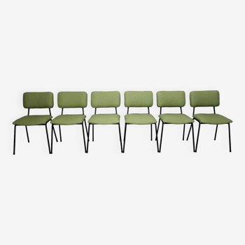 6 André Simard chairs for Airborne, 50s/60s