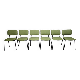 6 André Simard chairs for Airborne, 50s/60s
