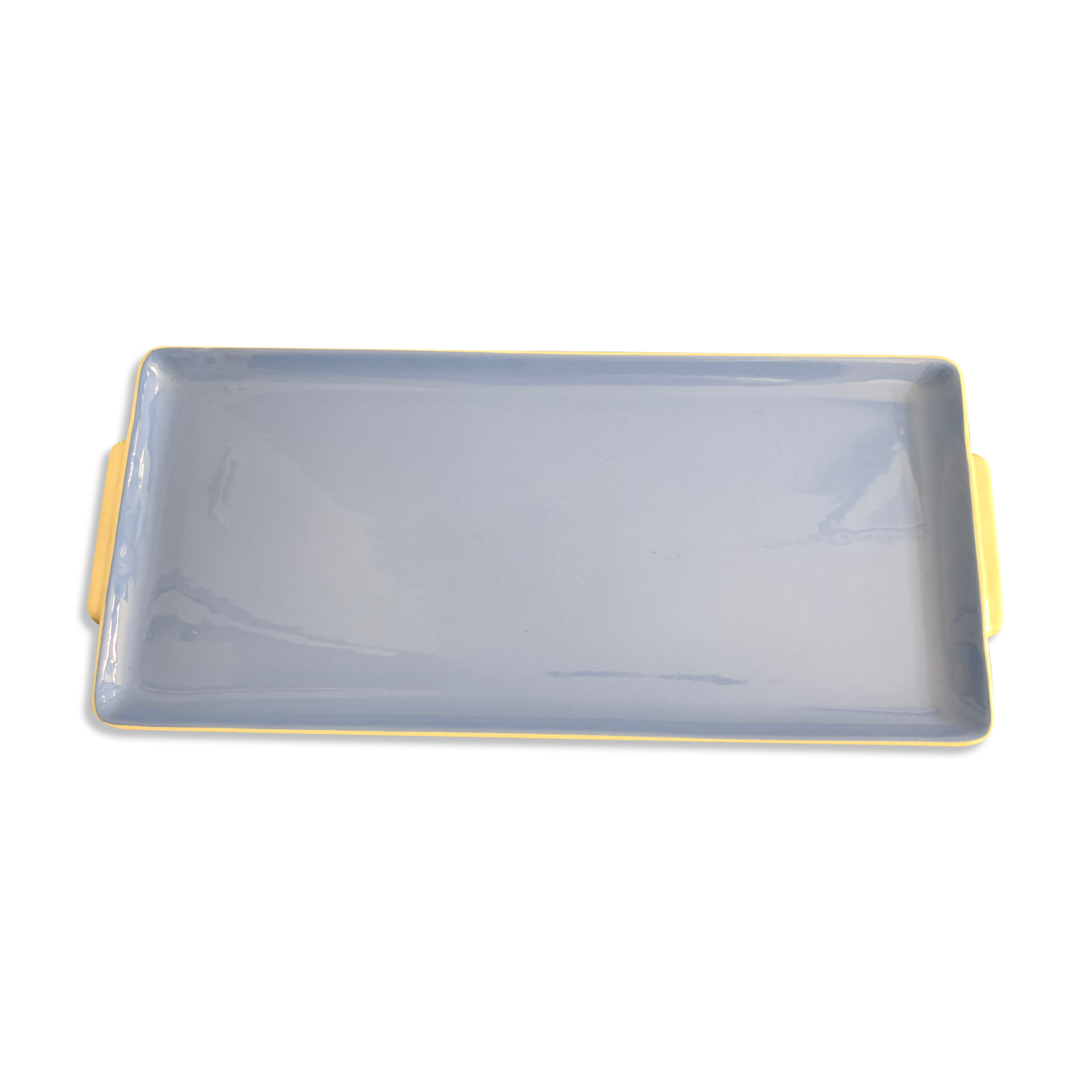 Villeroy and Boch 1950 blue earthenware cake dish