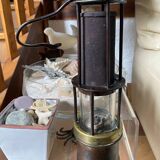 Lampe de mineur ancienne numérotée