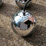 Set of 5 suspensions in chrome globes
