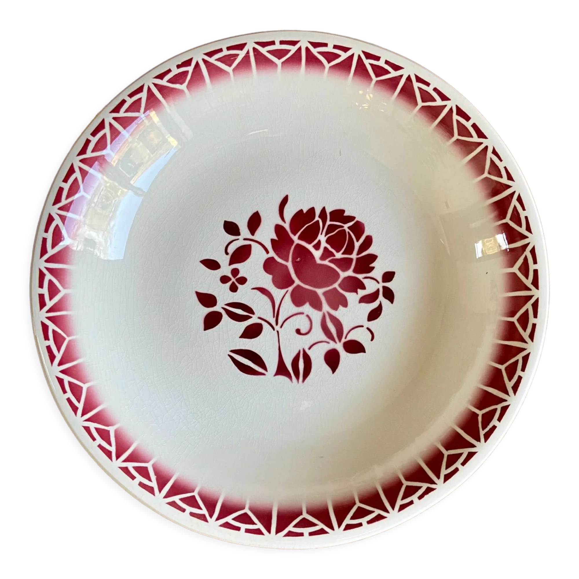 Hollow dish St Amand France