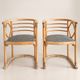 Set of 2 FLEDERMAUS chairs Mundus Vienna Austria, J.&J. Kohn - Josef Hoffmann