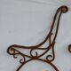 Cast iron garden bench legs