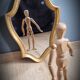 Mirror small pear 27x40cm