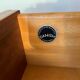 Scandinavian desk teak danish design 3 vintage drawers from the 60s