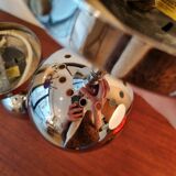 Appliques eyeball chrome la paire