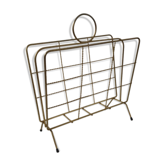 Vintage metal gold magazine door