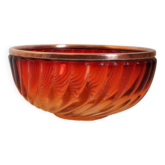 Baccarat red pigeon throat cup Diameter 23.2 cm