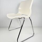 Set of 5 Stackable Clipper chairs by Svante Schöblom for Overman Sweden 1970