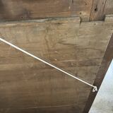 Large carved wooden mirror