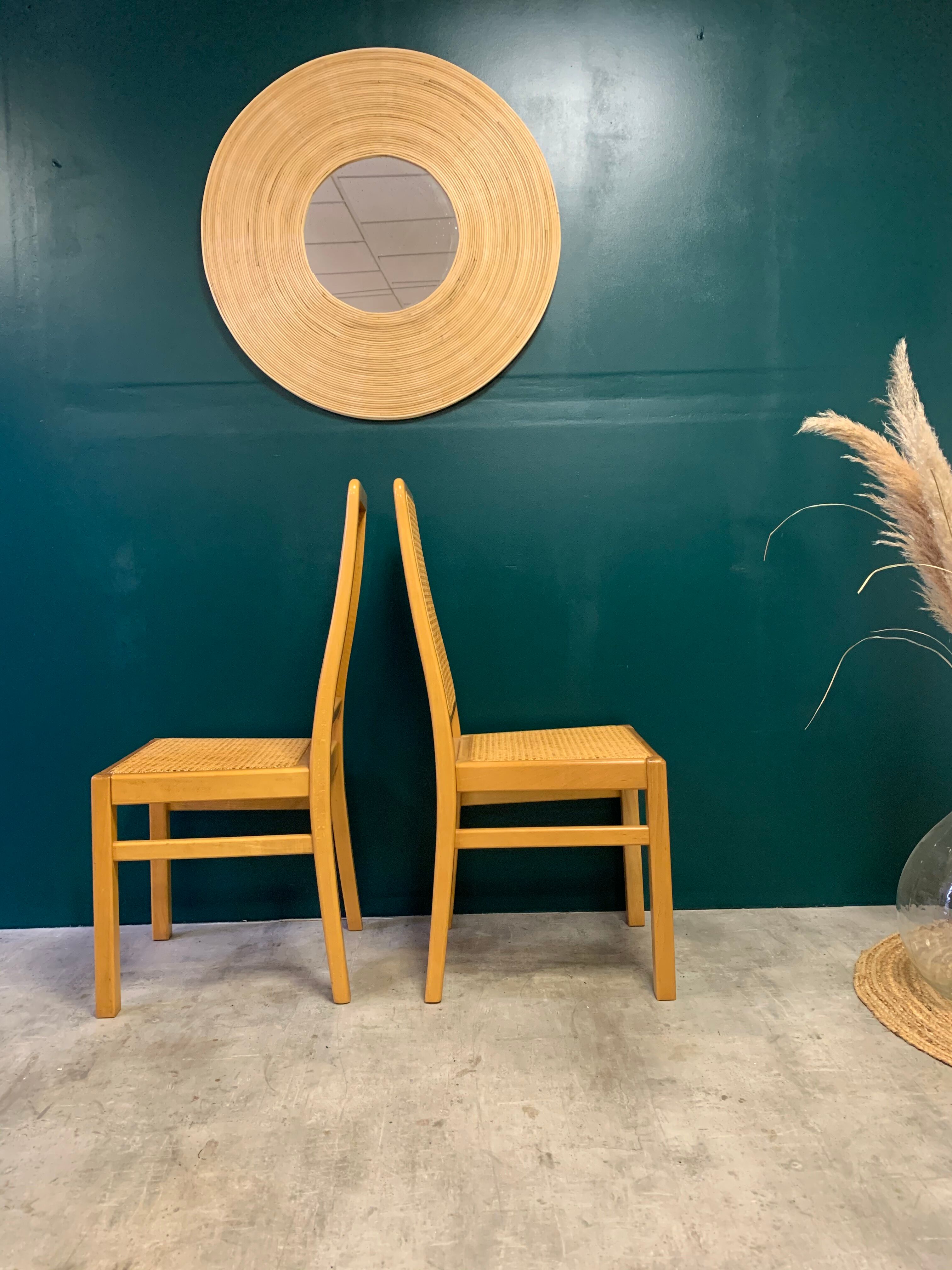 Series of 6 Nordic chairs